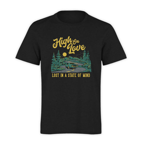 "High On Love"  Black T-shirt